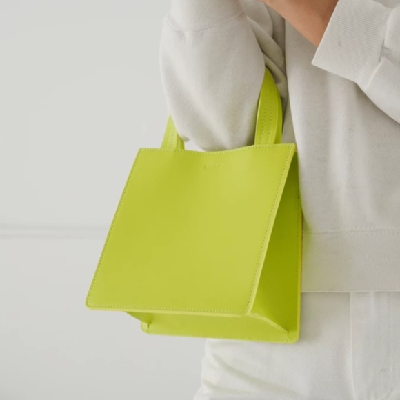BAGGU Handbags - Baggu Small Leather Retail Tote